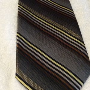 Multi- color Necktie 100% Silk 60” x  4” tie.